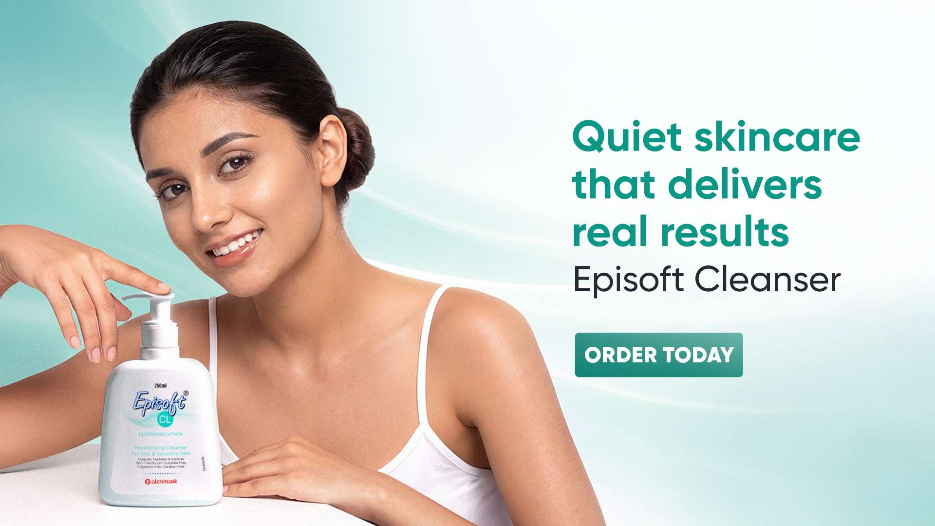 Episoft Facebook ad: Gentle cleansing that dermatologists trust.