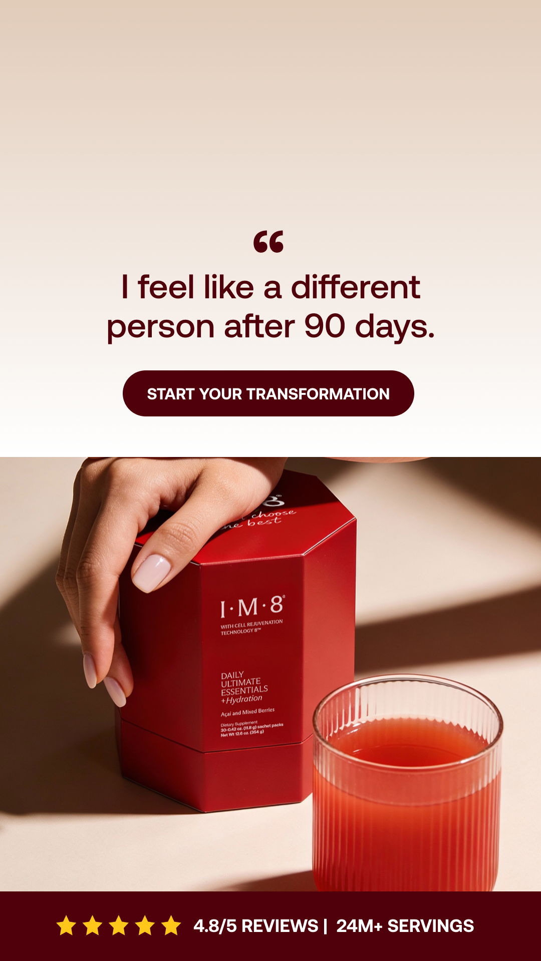 IM8 Global Facebook ad