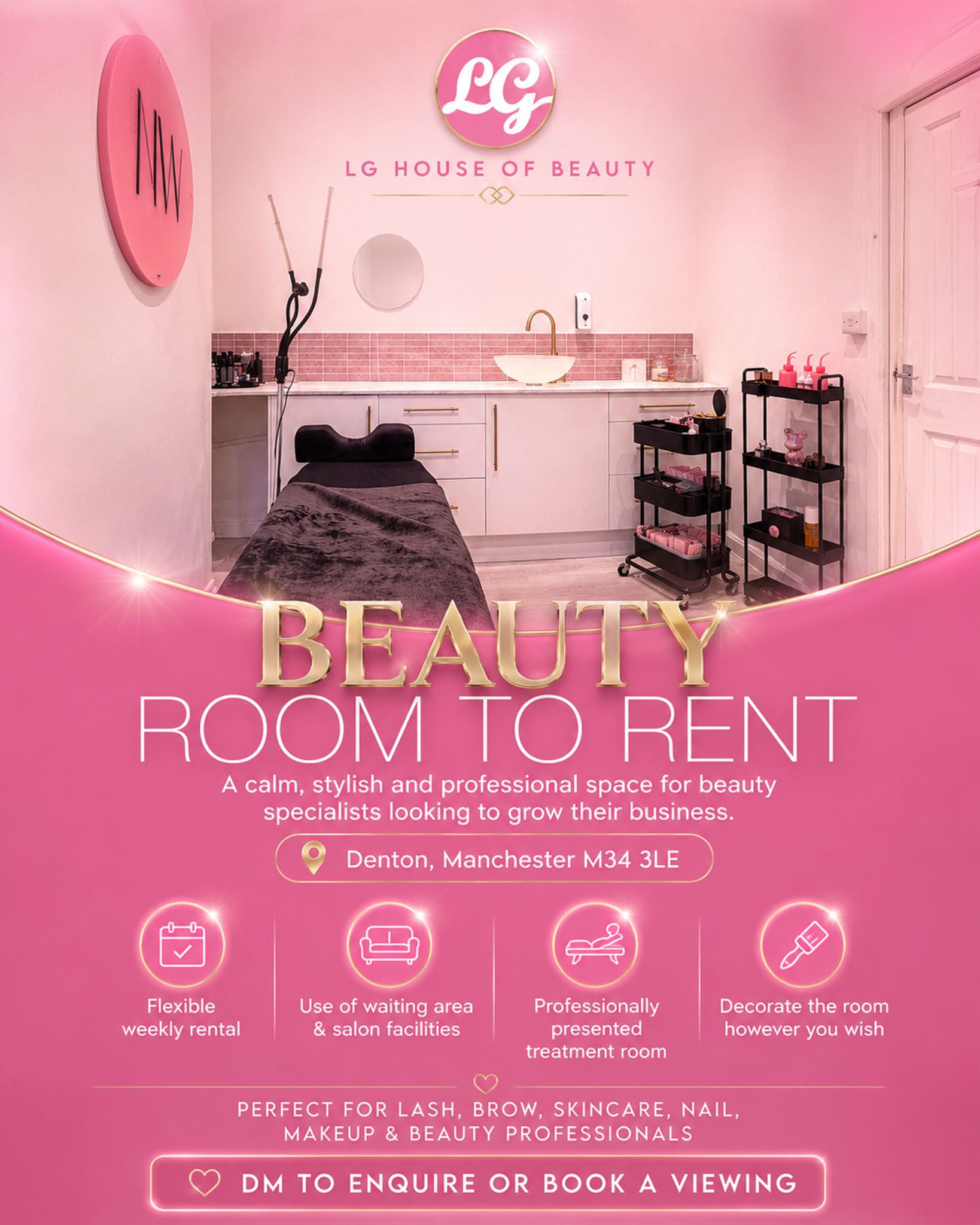 LG House of Beauty Facebook ad