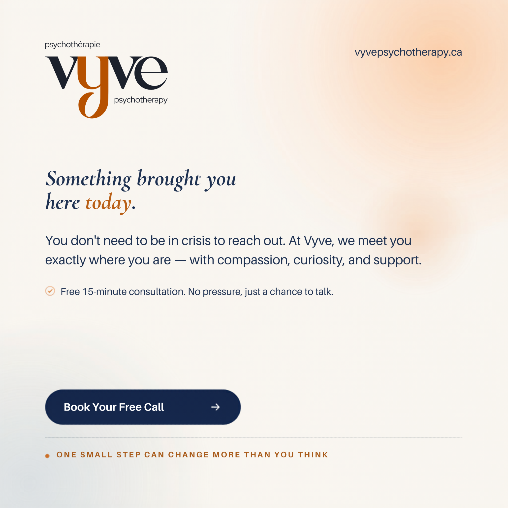 Vyve Psychotherapy Facebook ad