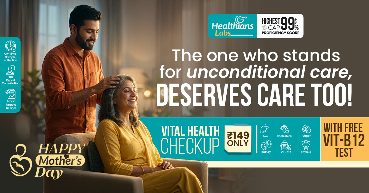 Healthians Facebook ad