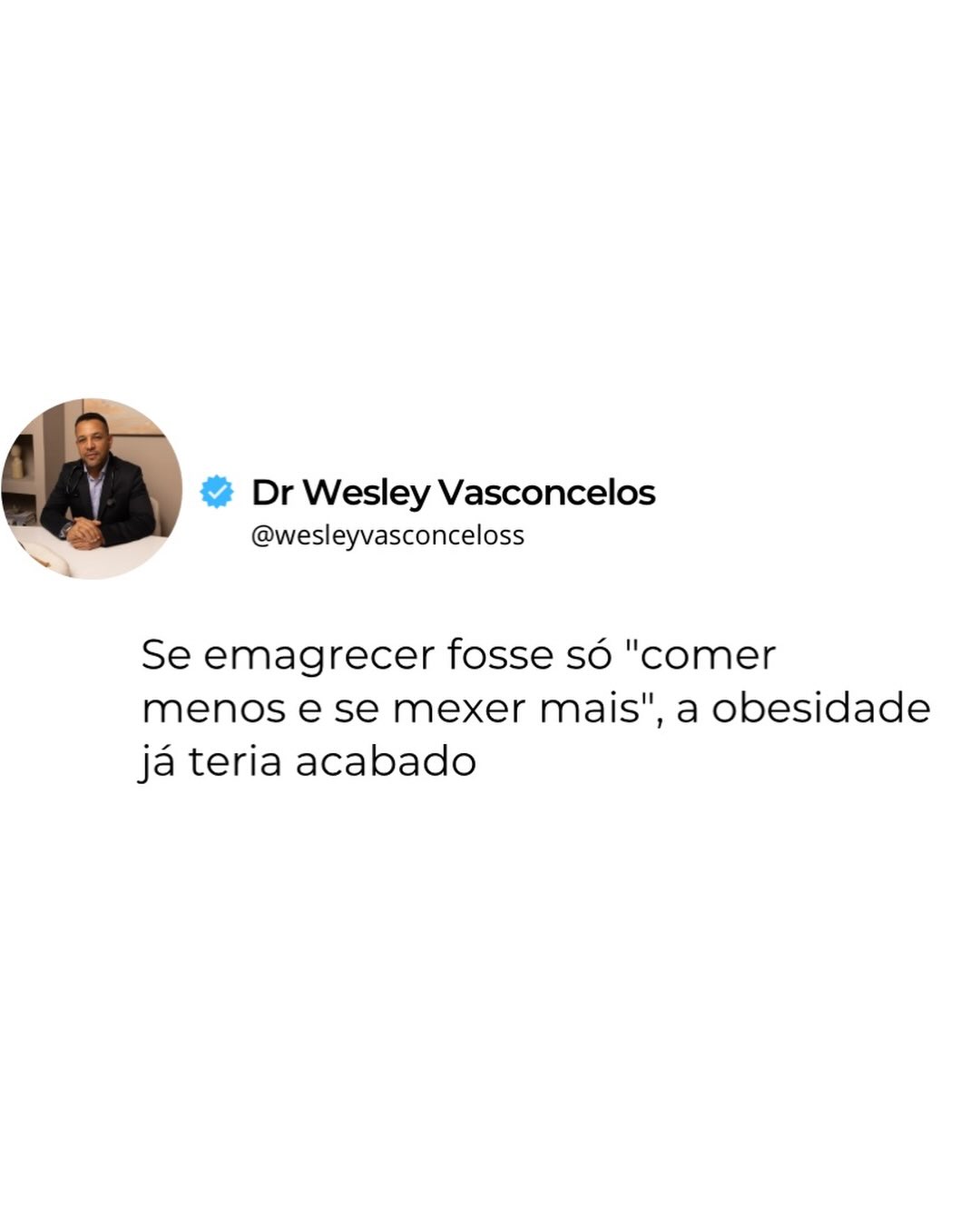 Dr. Wesley Vasconcelos Facebook ad: Você já tentou de tudo e mesmo assim…