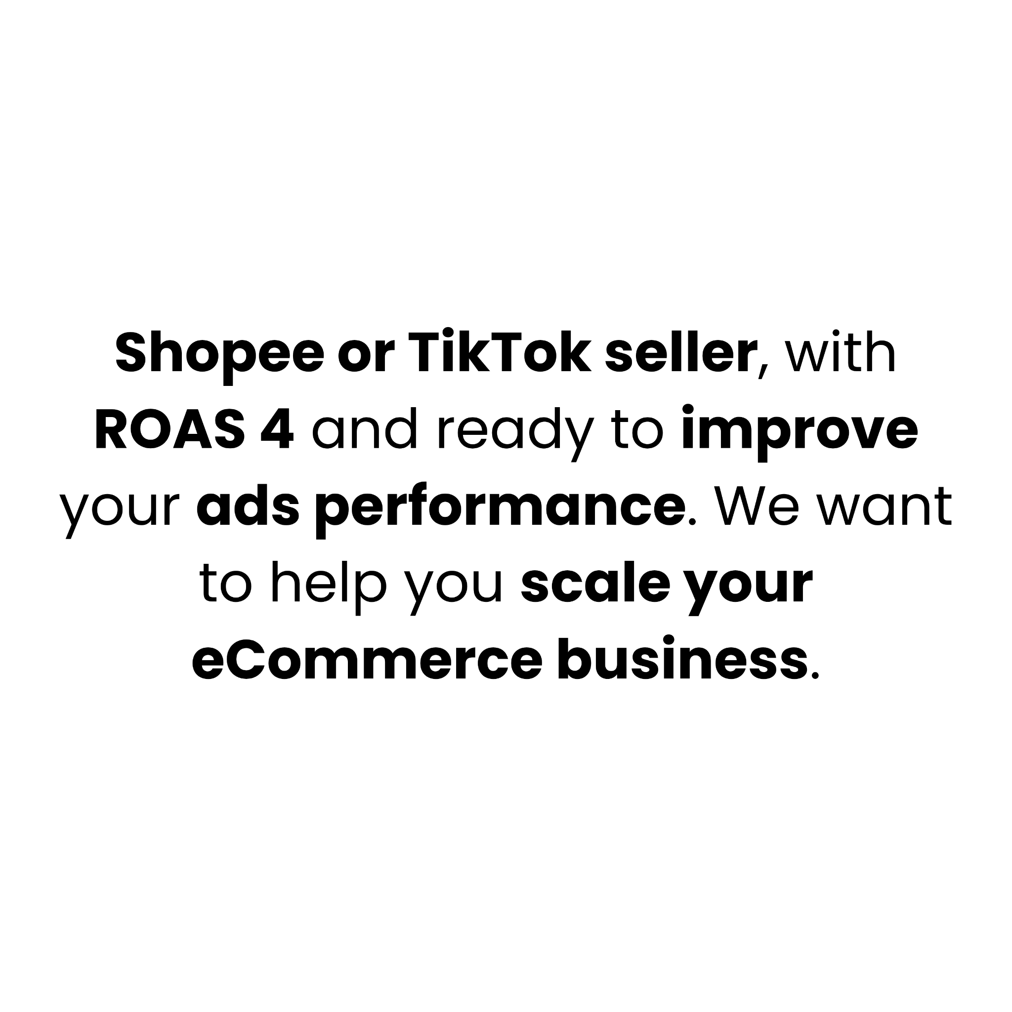 ECOM Accelerator Facebook ad