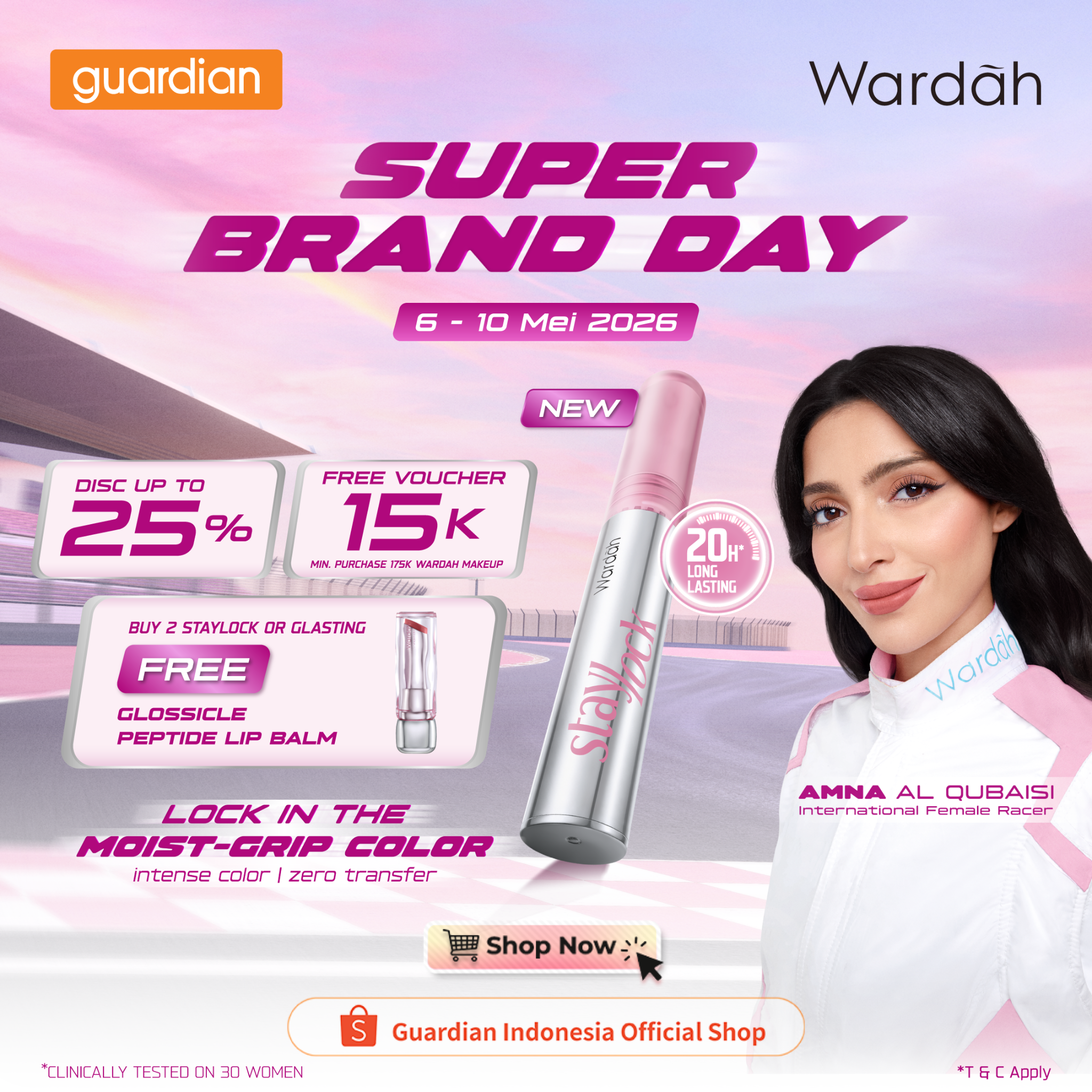 Wardah Cosmetics Facebook ad