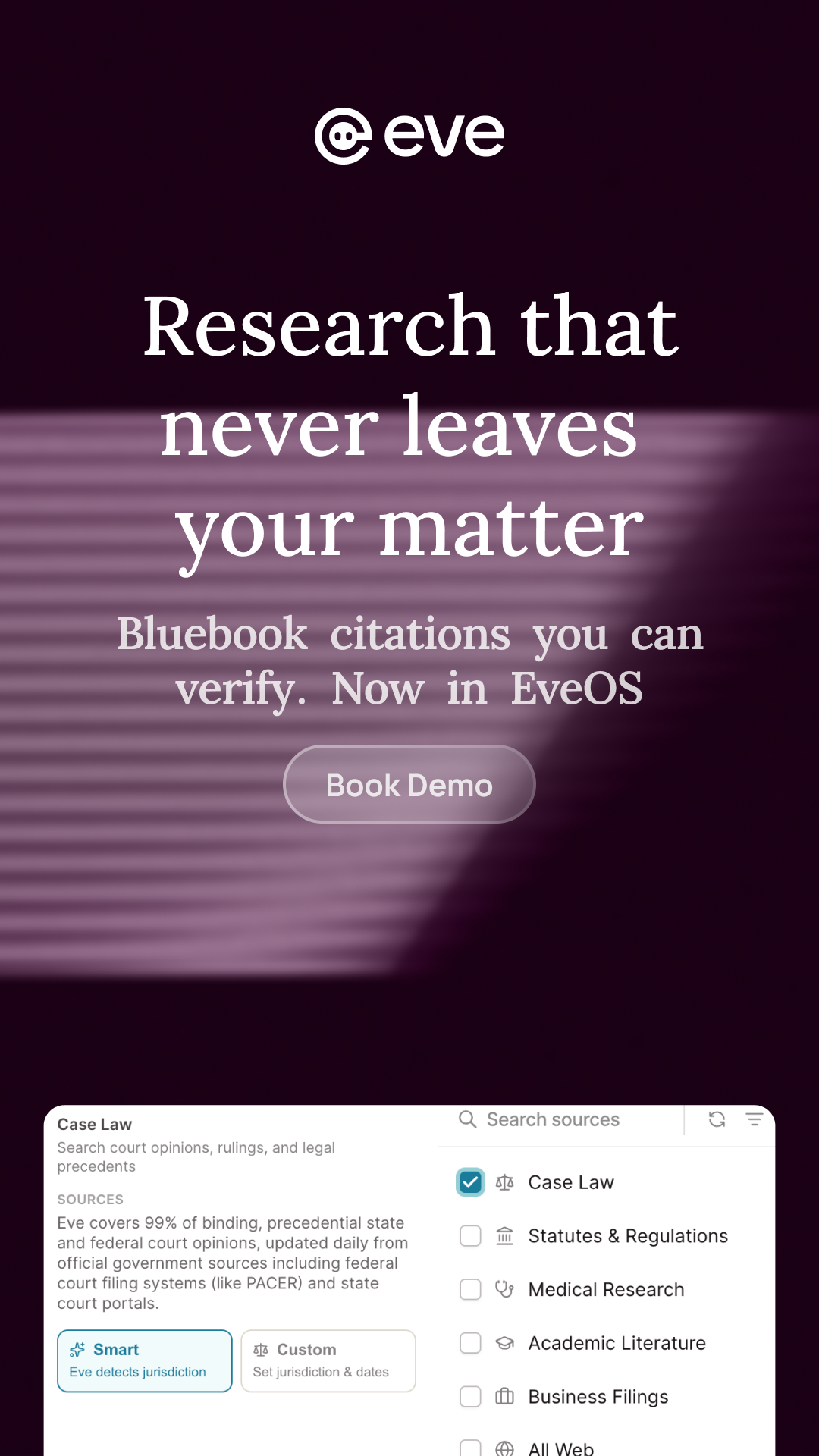 Eve Legal Facebook ad