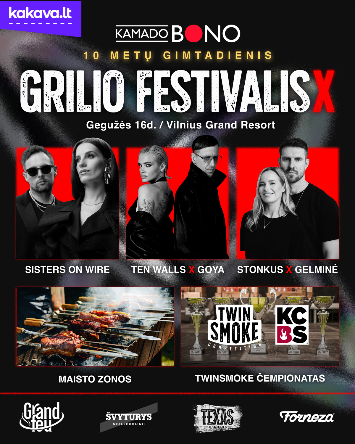 Kamado BONO Facebook ad: Didžiausias BBQ festivalis Baltijos šalyse Negali to…