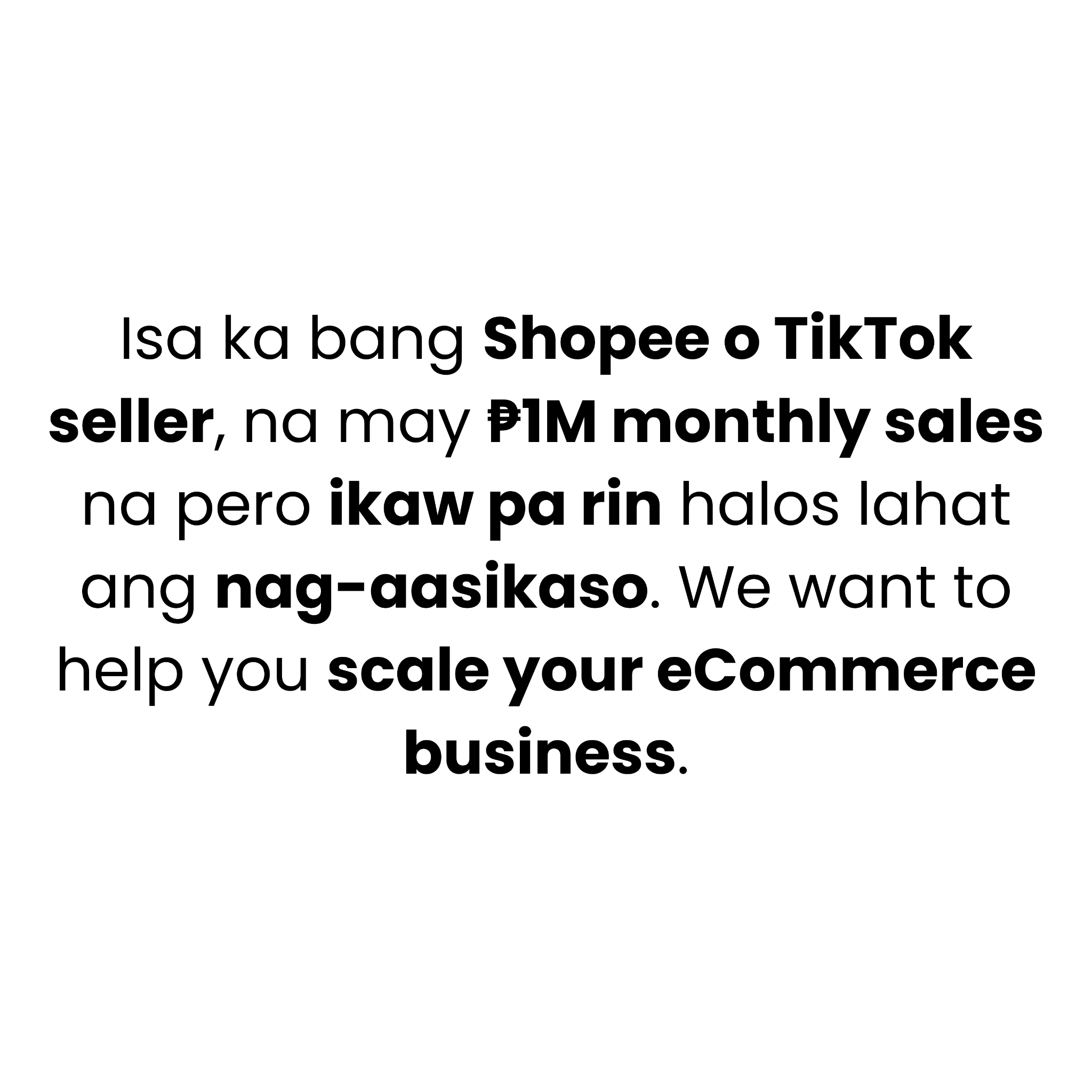 ECOM Accelerator Facebook ad