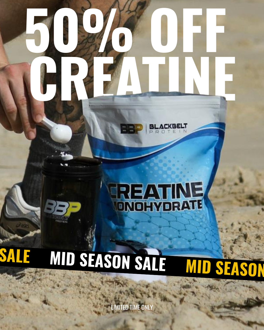BlackBelt Protein Facebook ad