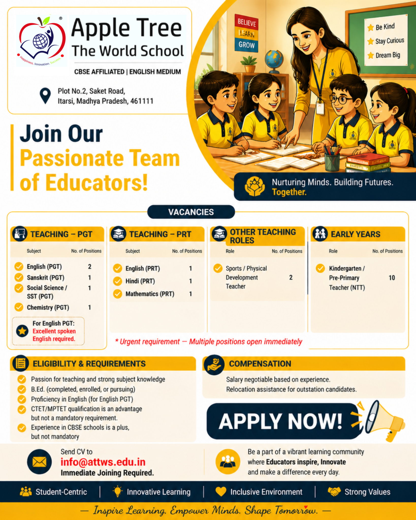 Apple Tree - The World School Facebook ad from Jun 2, 2026