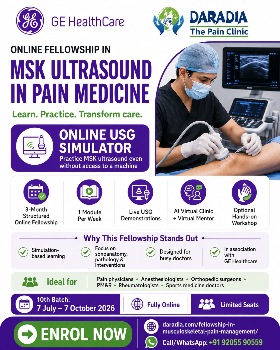Daradia: The Pain Clinic Facebook ad