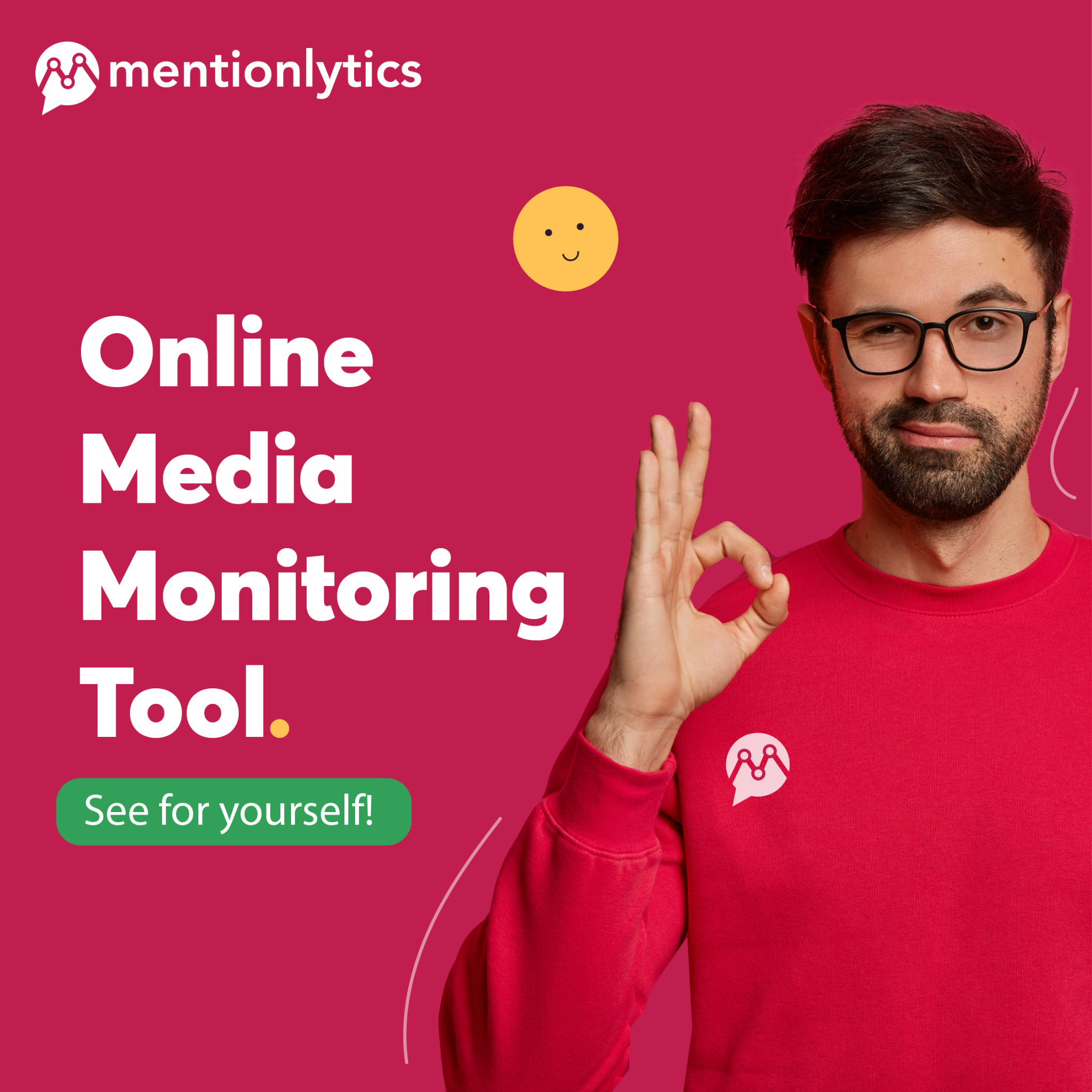 Mentionlytics Facebook ad