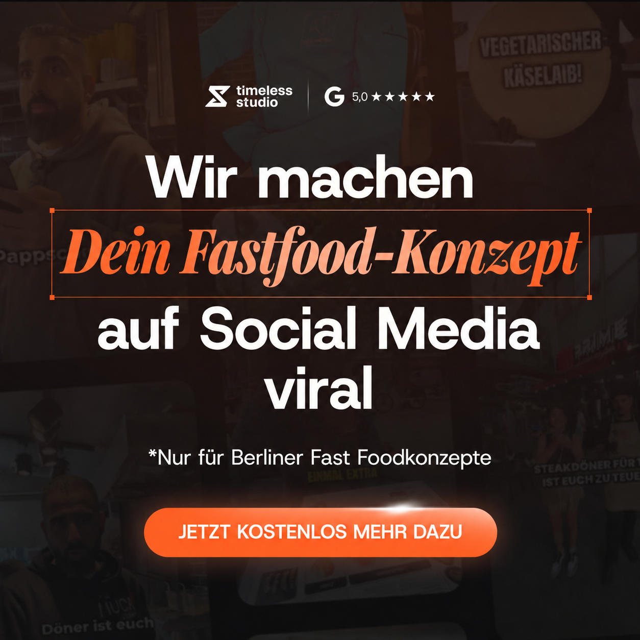 Timelessstudio Facebook ad: Planbar viral gehen!
