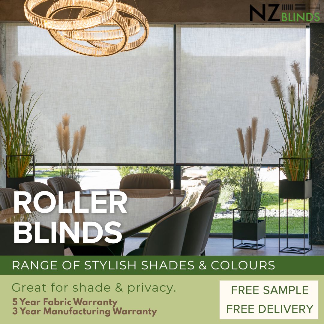 NZ Blinds Facebook ad: Custom Roller Blinds Online