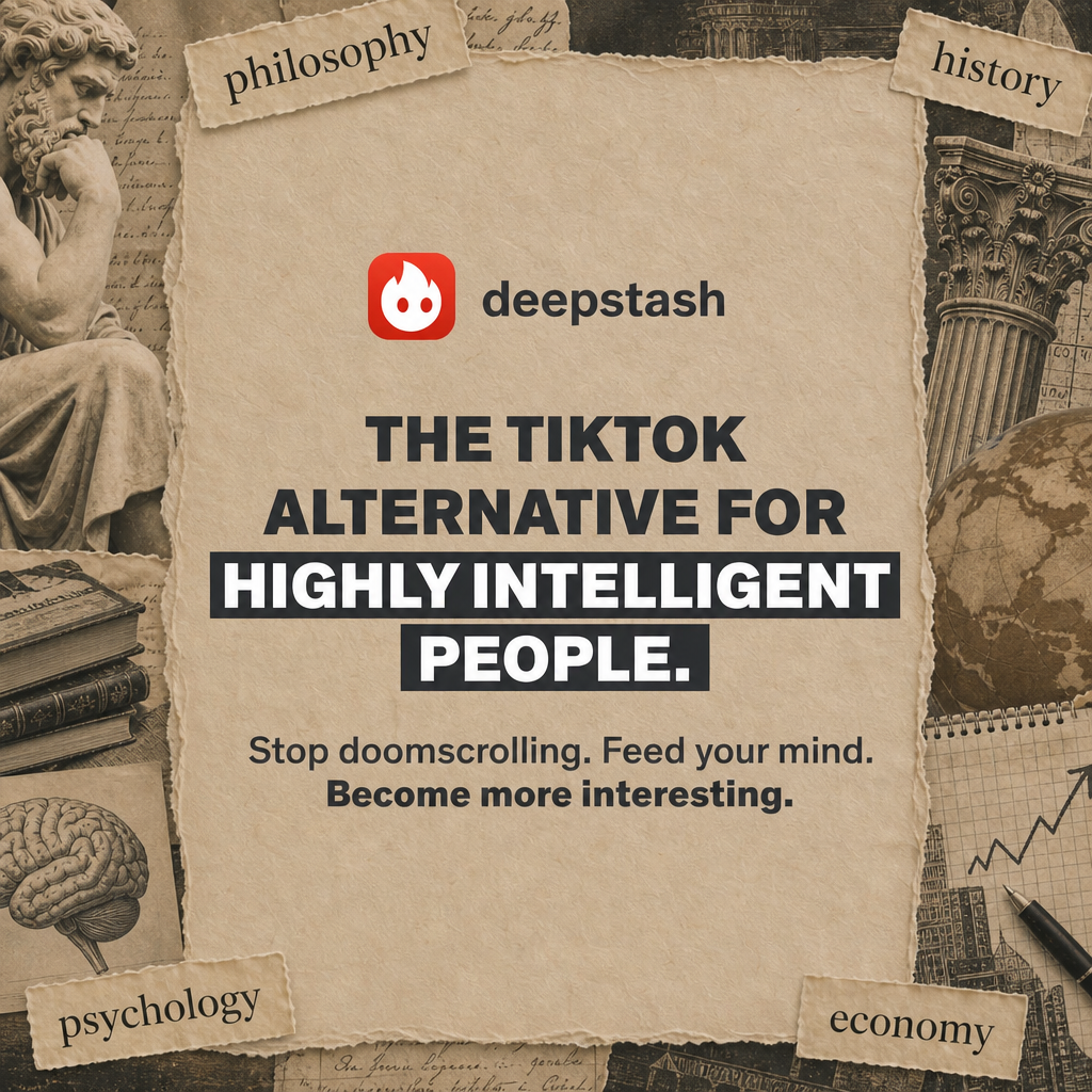 Deepstash Facebook ad