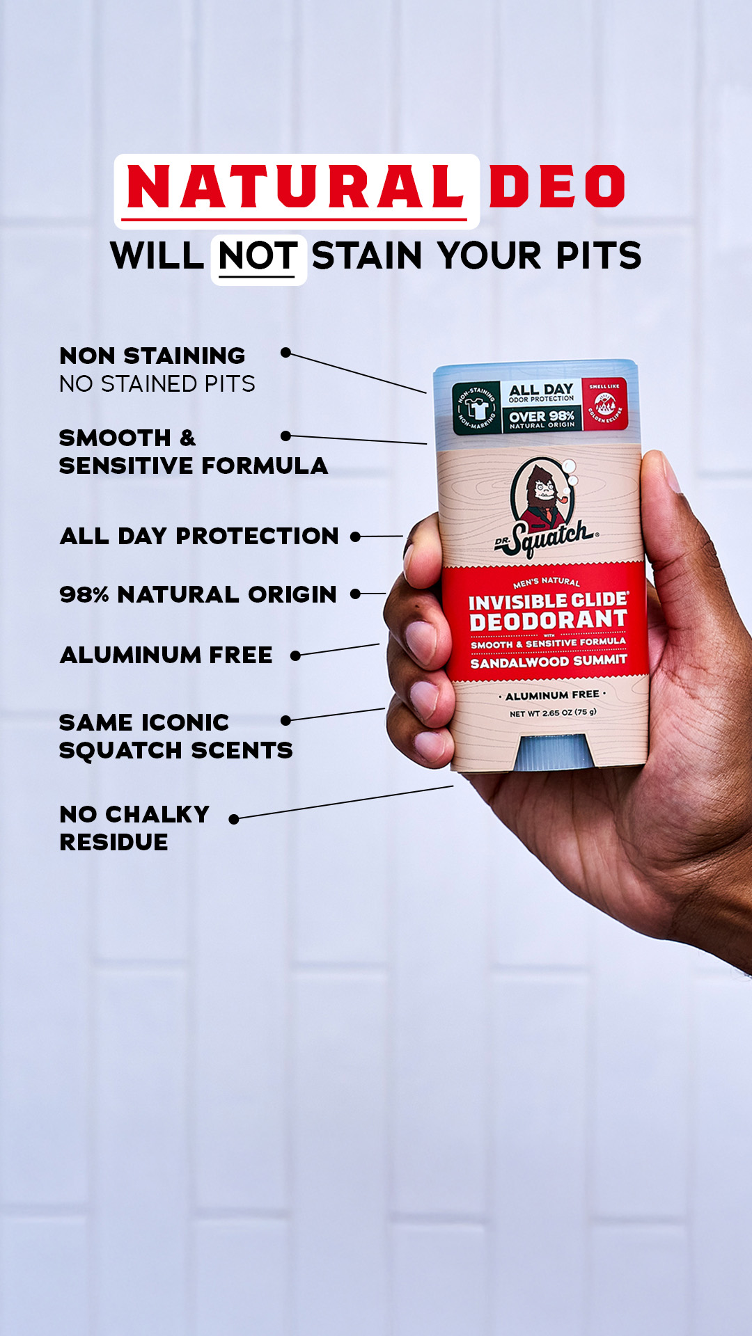 Dr. Squatch Facebook ad