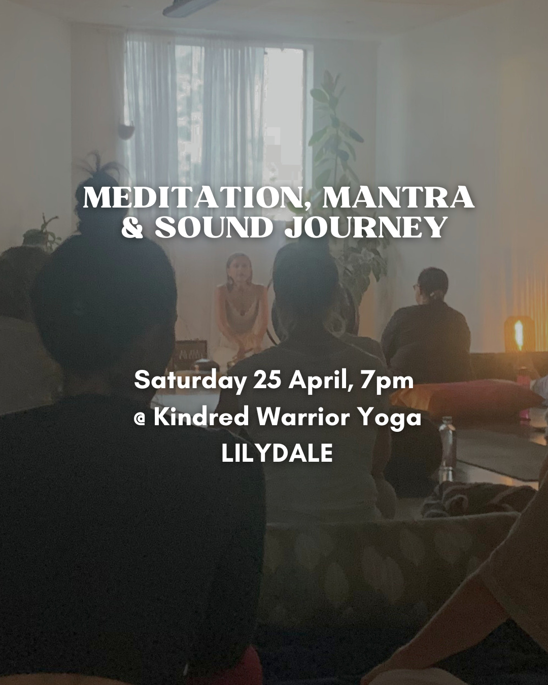 Dorothea Lucaci Facebook ad: LILYDALE (Vic): Meditation, Mantra and Sound Journey