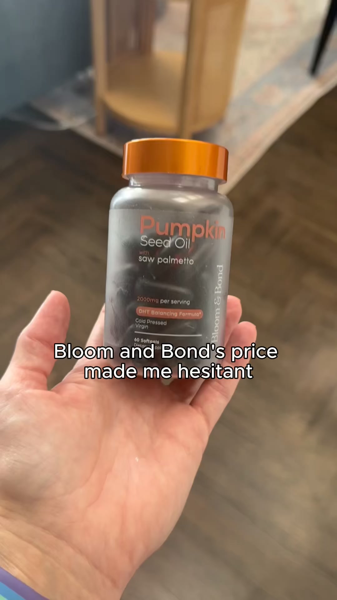 Bloom & Bond Facebook ad: Thicker, Fuller Hair, Naturally