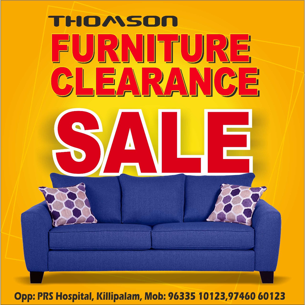 Thomson Home Depot Facebook ad: Furniture Sale