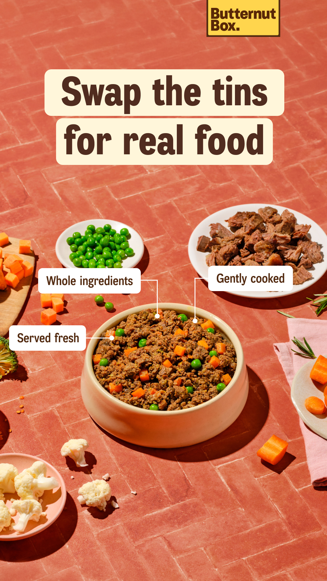 Butternut Box Facebook ad