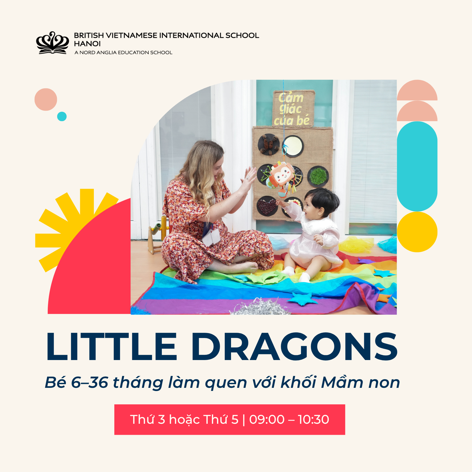 British Vietnamese International School Hanoi - BVIS Hanoi Facebook ad: 90 PHÚT MỖI TUẦN GIÚP CON KHƠI MỞ…