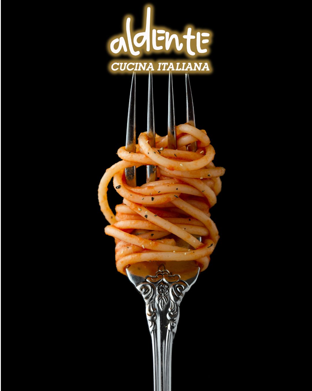 Aldente Larnaca Facebook ad: Pasta. Perfect.