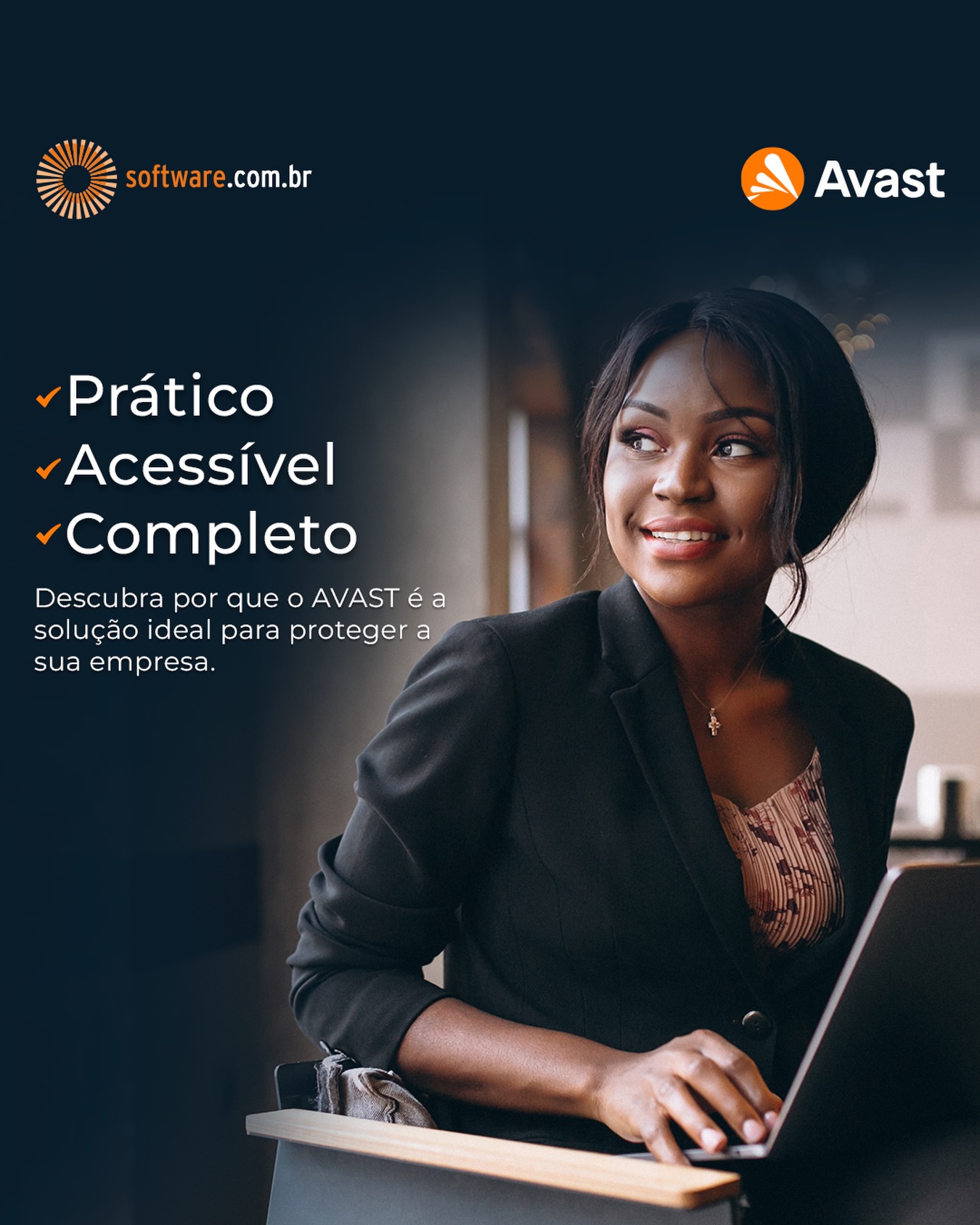 Software.com.br Facebook ad: Com o Avast Business, você protege seus dispositivos…