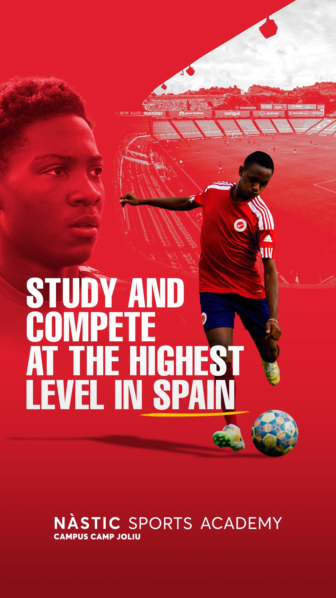 Nastic Soccer Academy Facebook ad