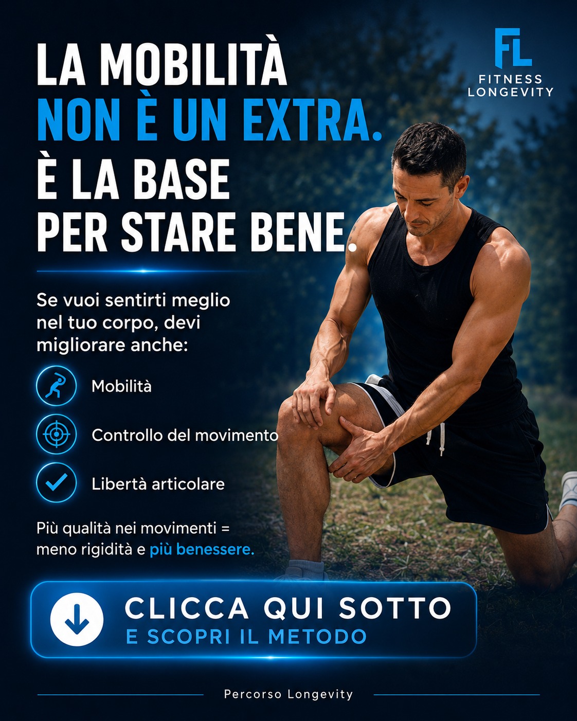 Fabio Levato Longevity Coach Facebook ad: Senti che il tuo corpo sta cambiando e…