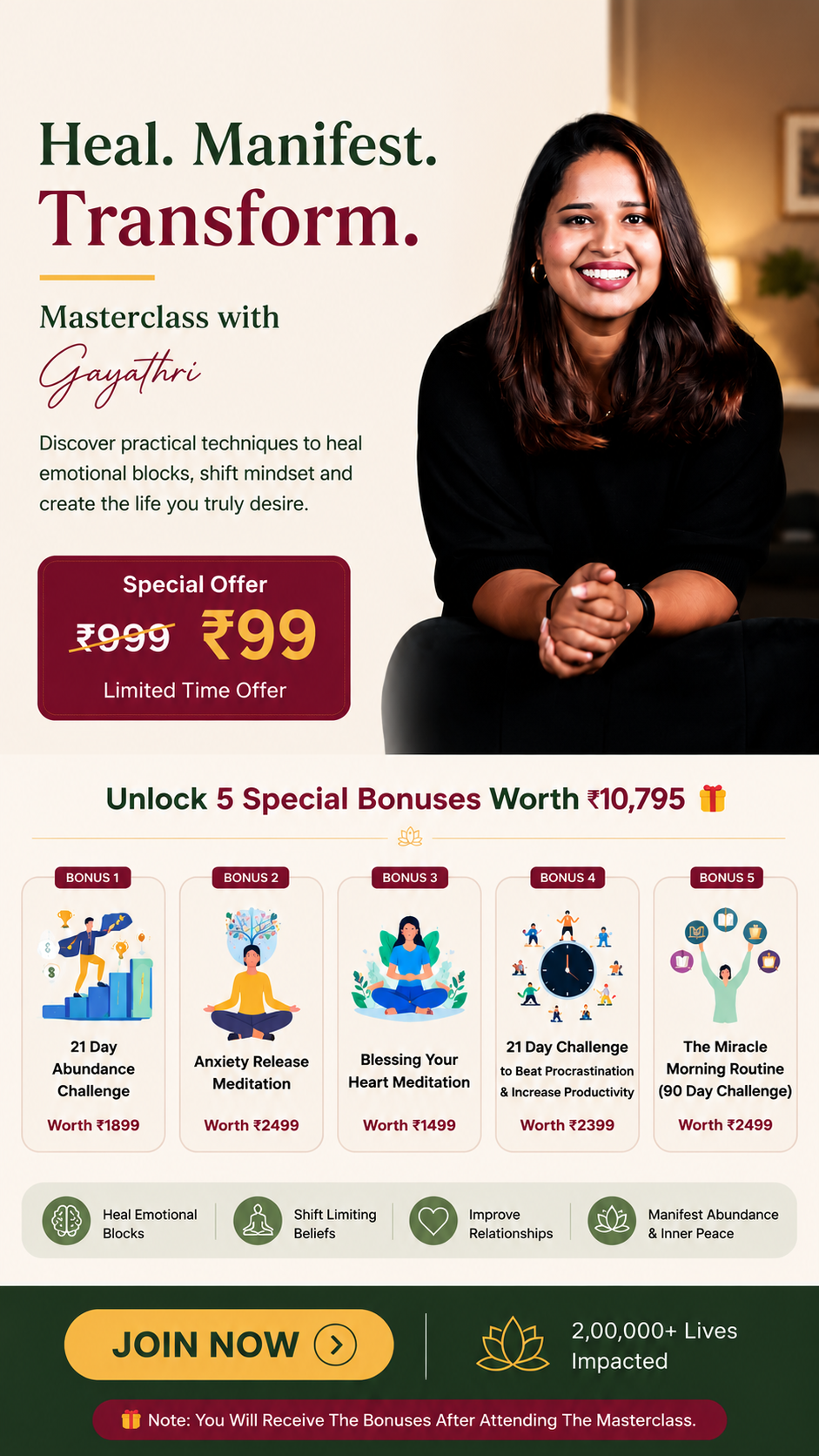 Holistic Therapist Academy Facebook ad from Jul 6, 2026