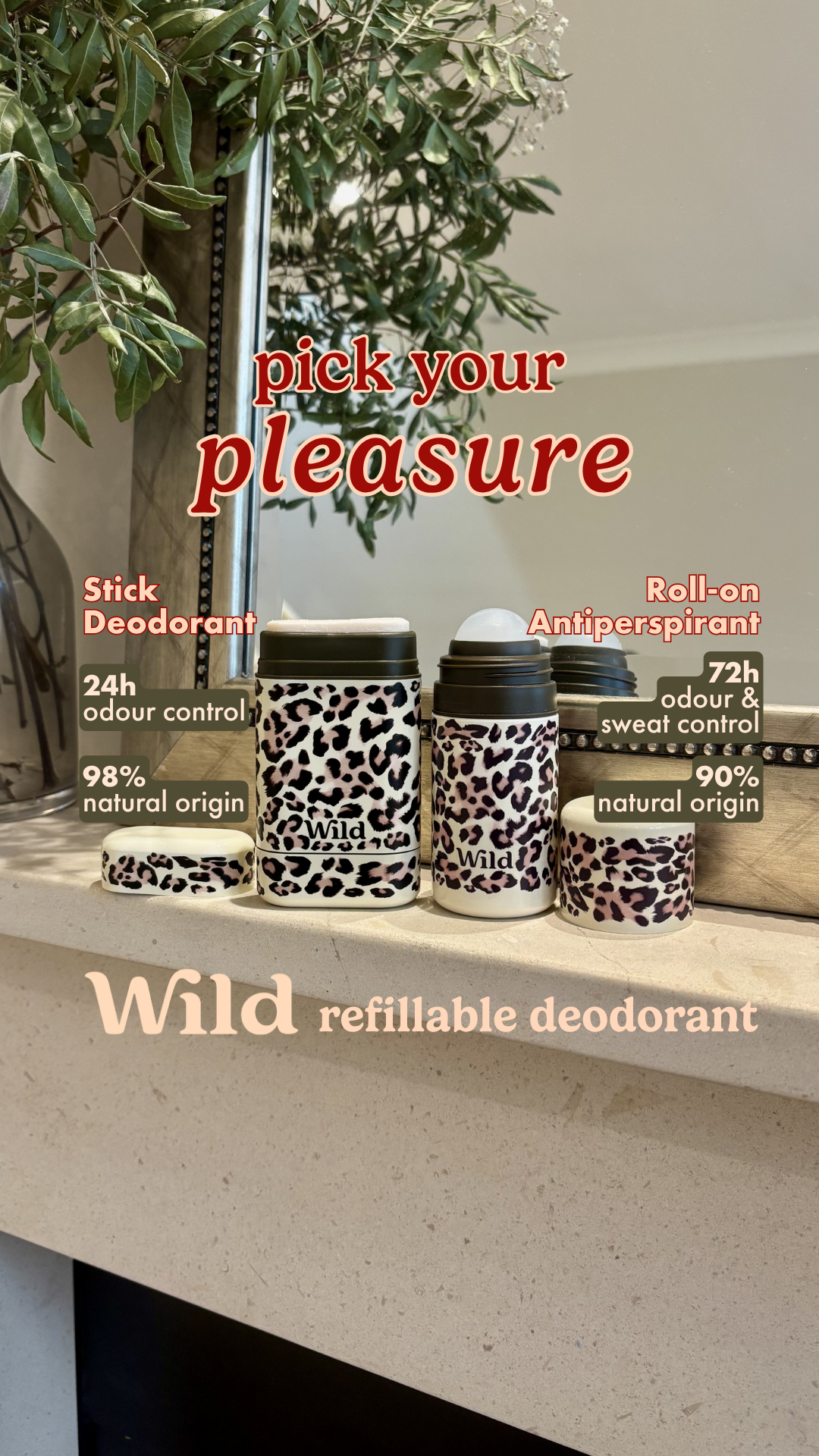 Wild Facebook ad: Naturally seductive, effortlessly refreshing