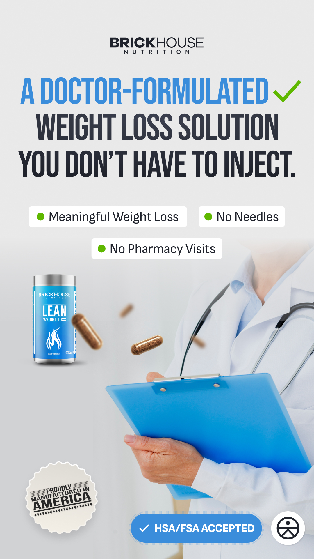 BrickHouse Nutrition Facebook ad