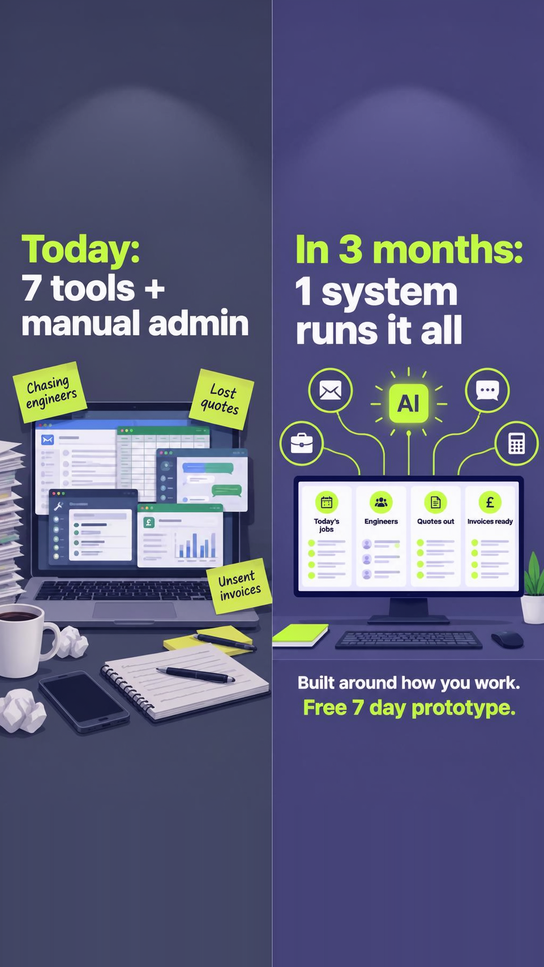 Cloud29 Facebook ad: 7 Tools Today. One System in 3 Months
