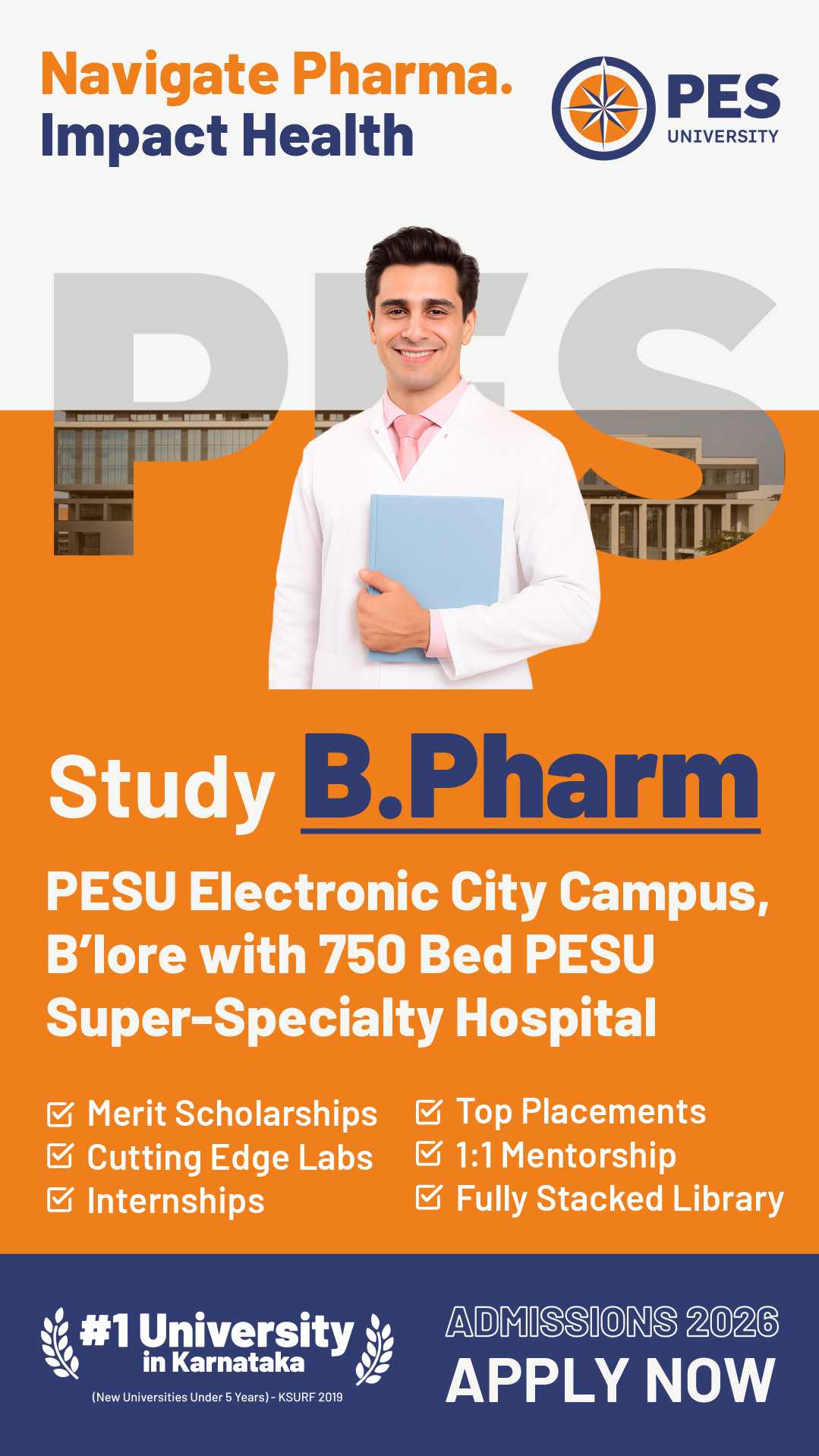 PES University Facebook ad