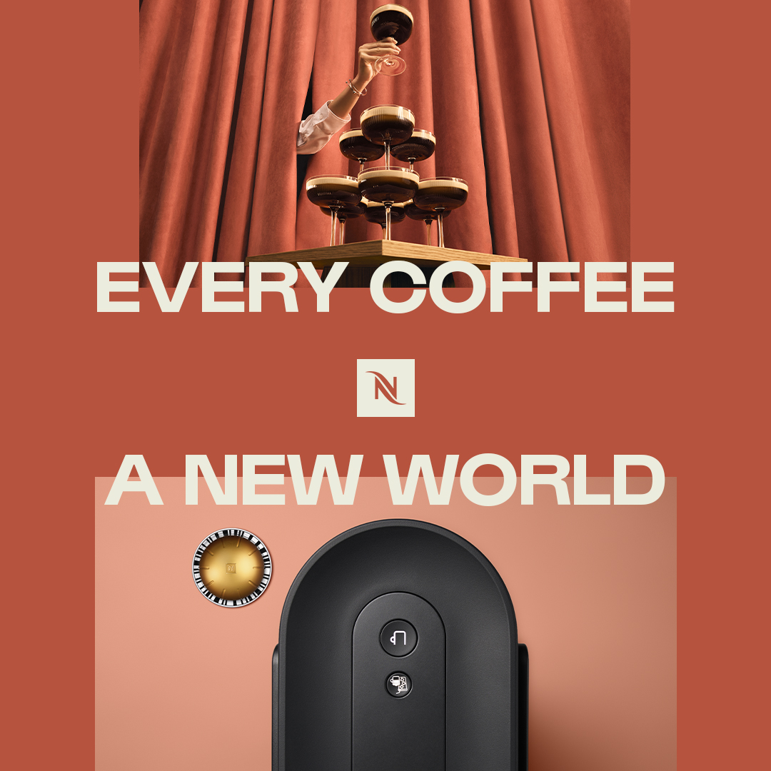 Nespresso Facebook ad from May 19, 2026