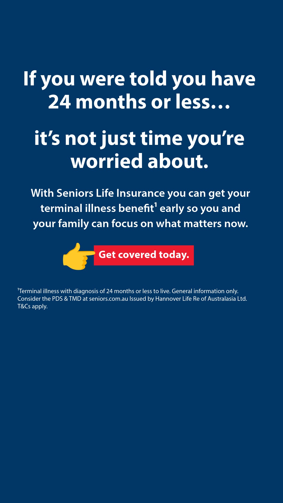 Australian Seniors Insurance Agency Facebook ad