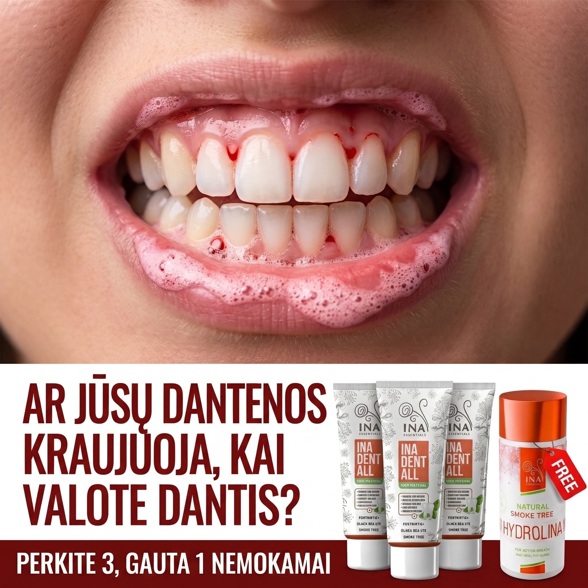 Šeimos Organinė Kosmetika - InaEssentials.lt Facebook ad
