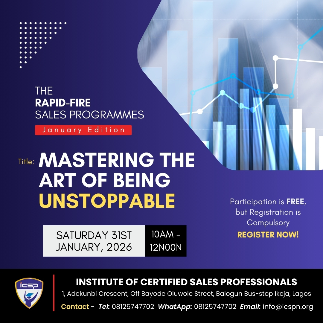 Institute of Certified Sales Professionals Facebook ad: Participation is Free