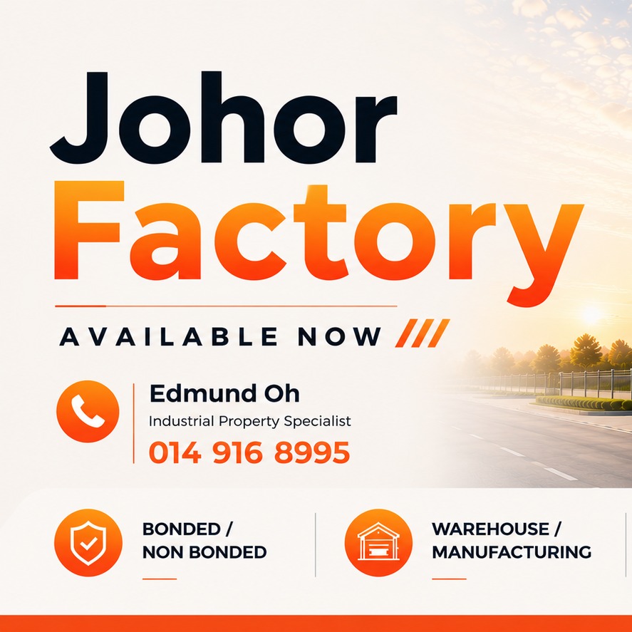 新山地产老油条 Facebook ad: Johor Detached Factory & Industrial Land