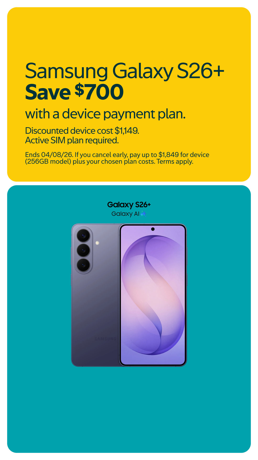 Optus Facebook ad