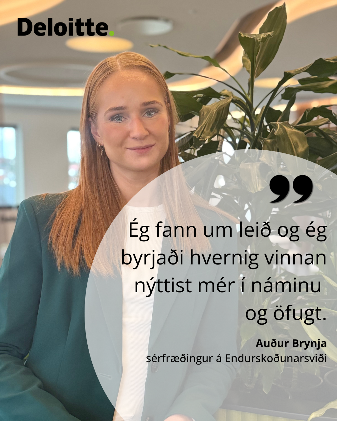 Deloitte Facebook ad