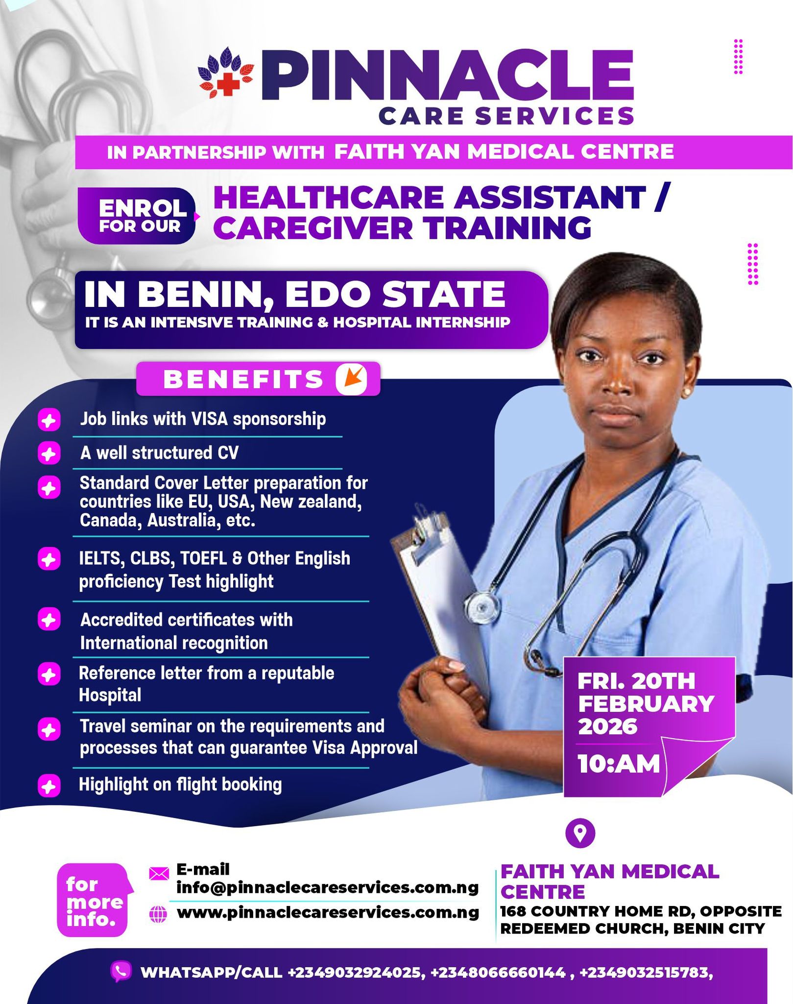 Pinnacle Care Services Facebook ad