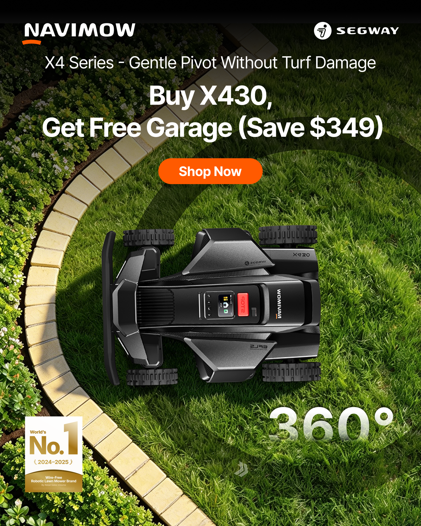 Segway Navimow Facebook ad from Jun 12, 2026