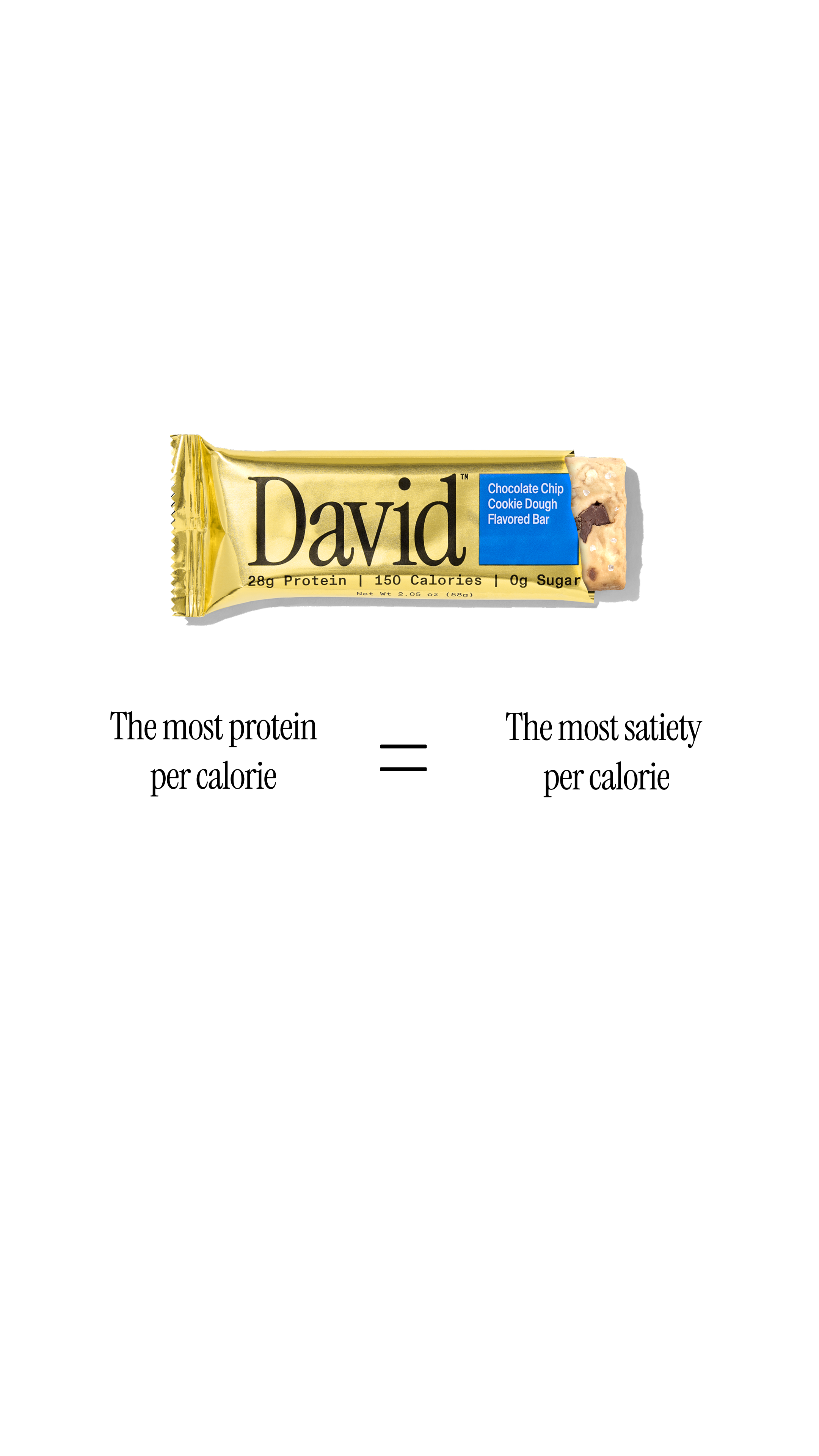 David Protein Facebook ad