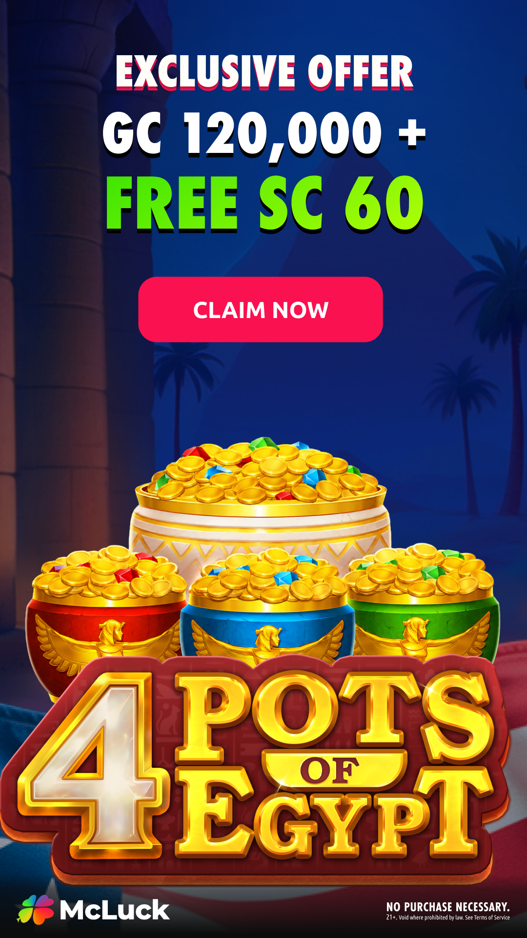 McLuck.com Facebook ad