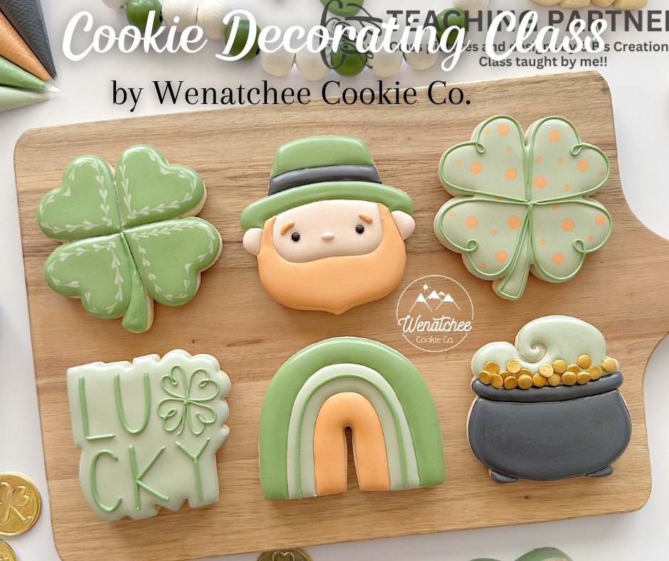 Wenatchee Cookie Co. Facebook ad: Cookie Decorating Class @ Watermill Winery on the Ave.