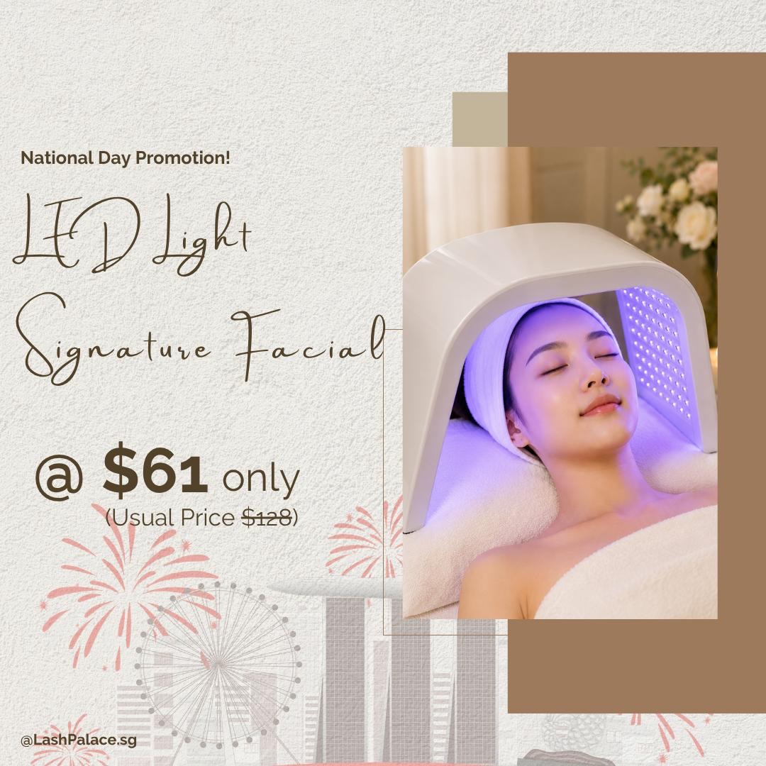 Lash Palace Facebook ad: Celebrate National Day with Our Biggest Beauty Deals…