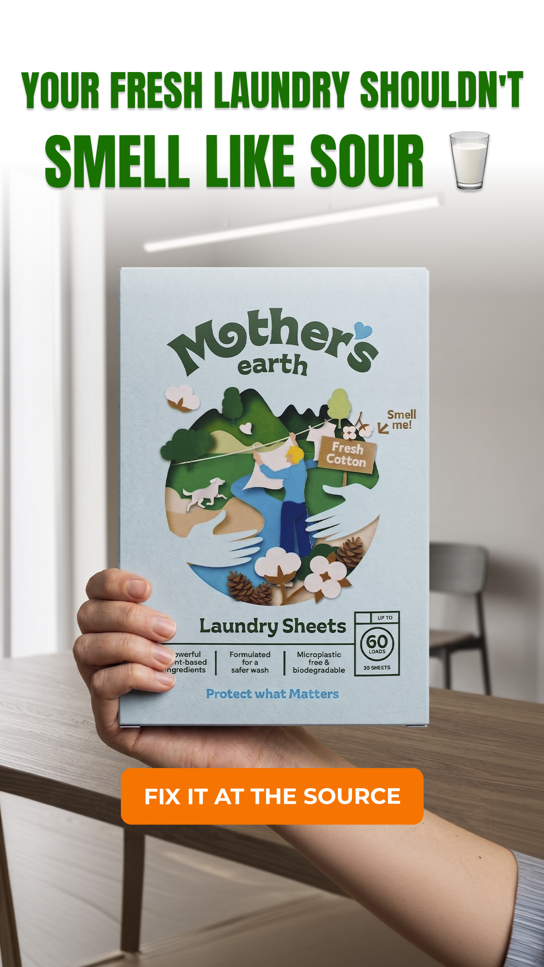 Mothers Earth Facebook ad