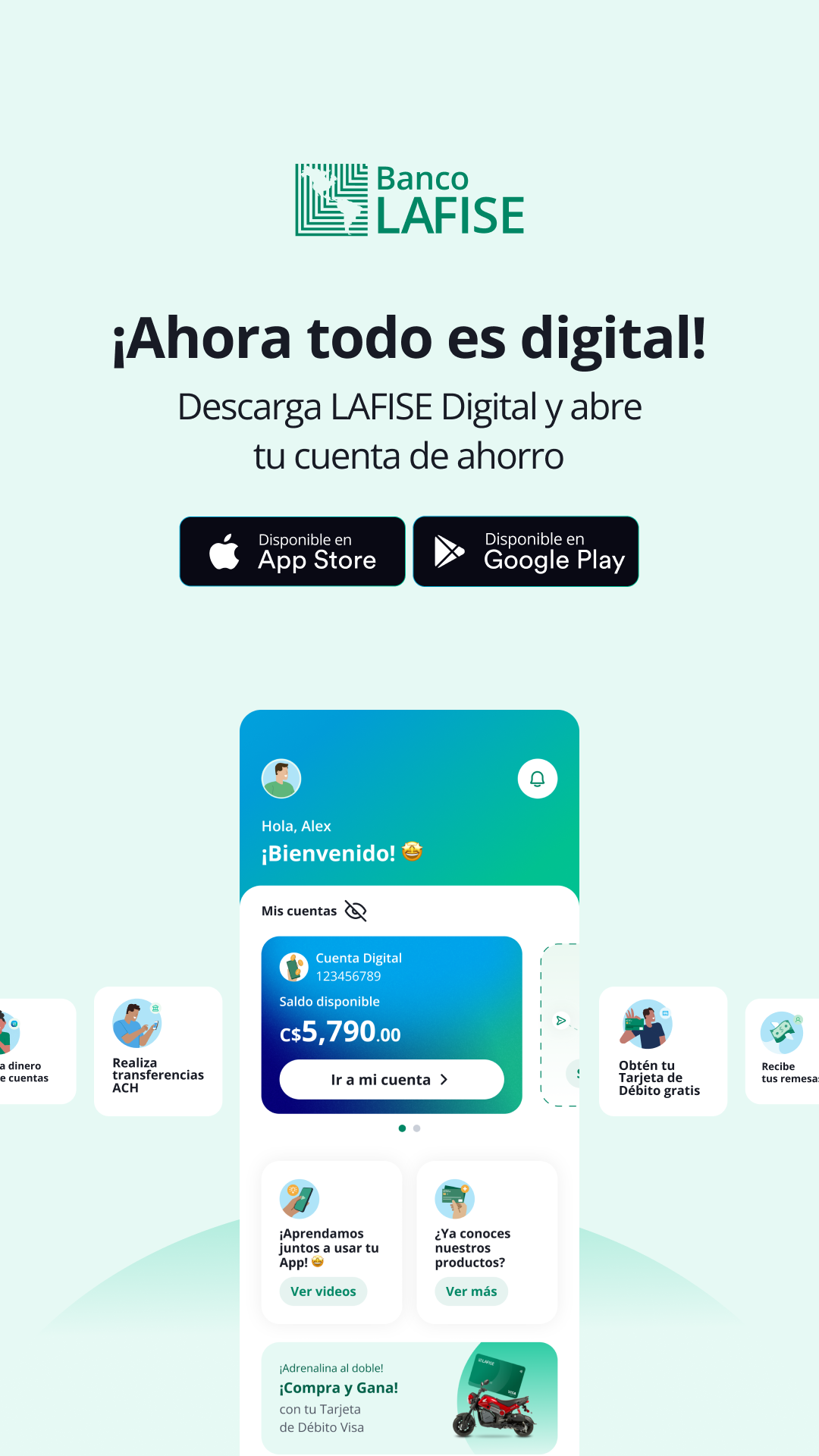 Banco LAFISE Facebook ad
