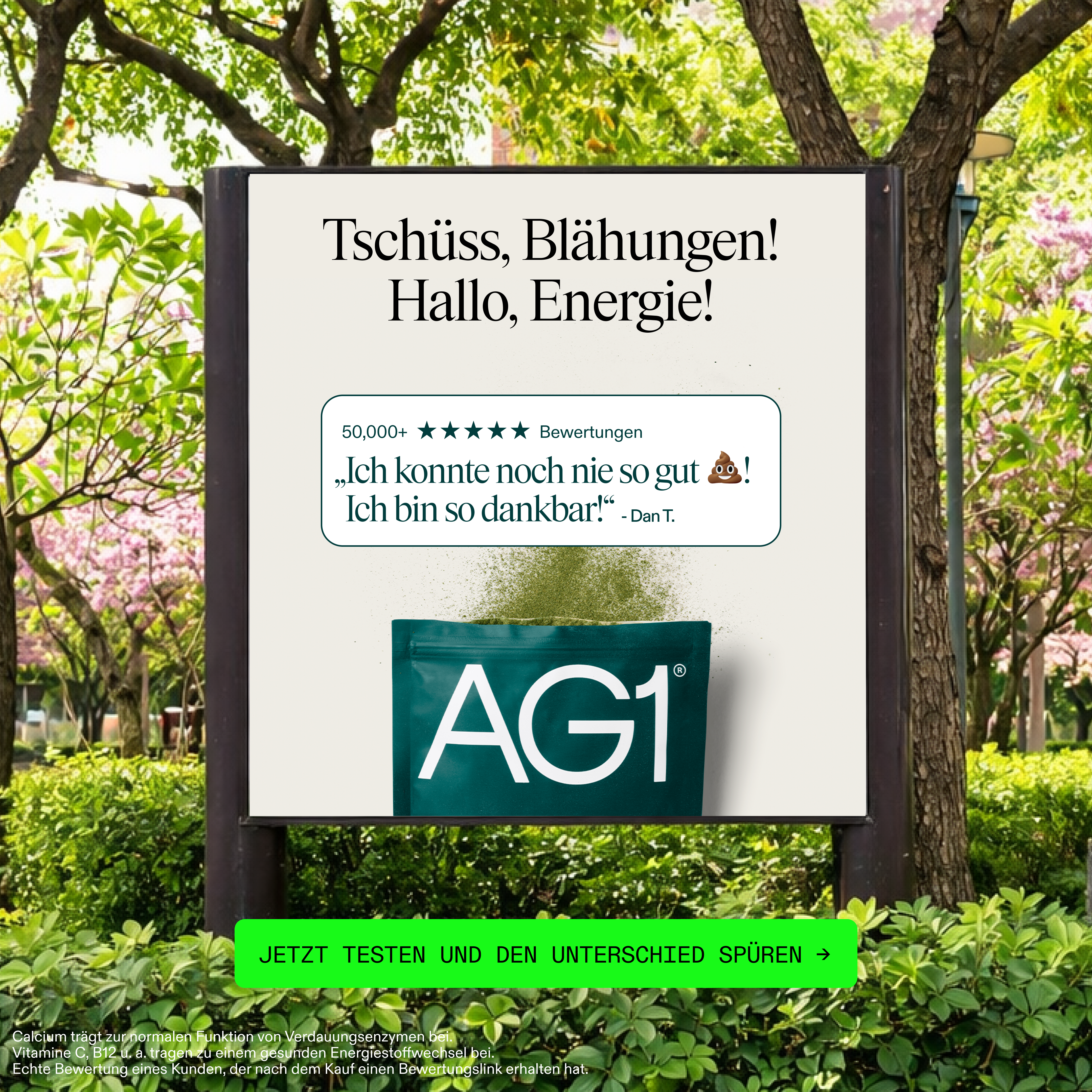 AG1 Deutschland Facebook ad