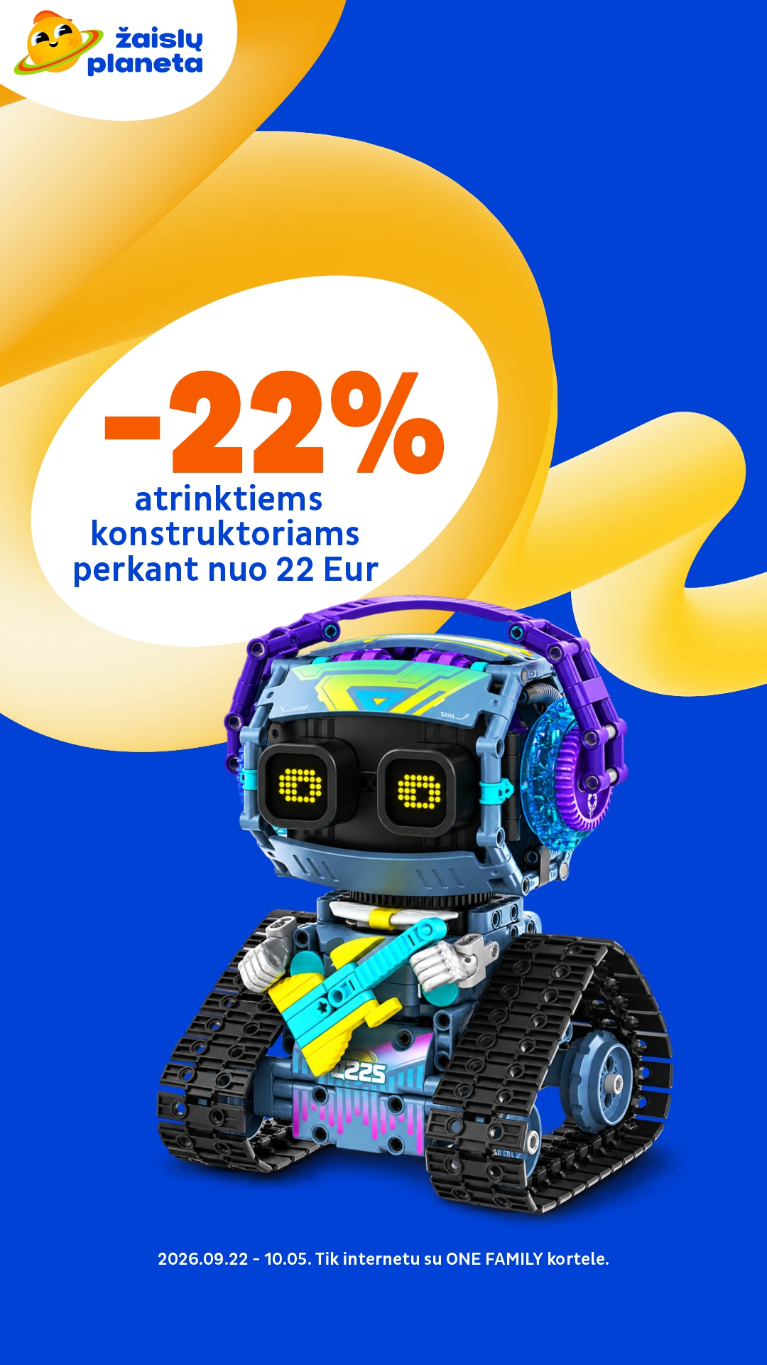 Žaislų Planeta Lietuva Facebook ad: Konstruktorius kiekvienam!